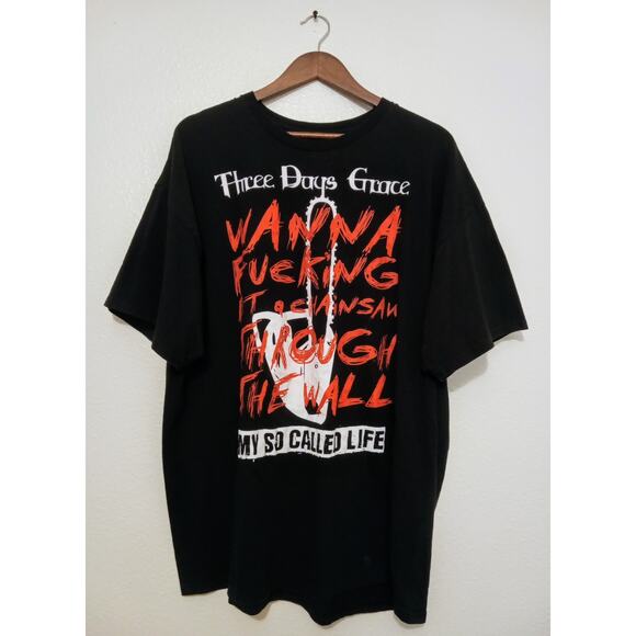 Three Days Grace Band T Shirt So Called Life Tour Official Graphic Tee Black XXL - Picture 1 of 5